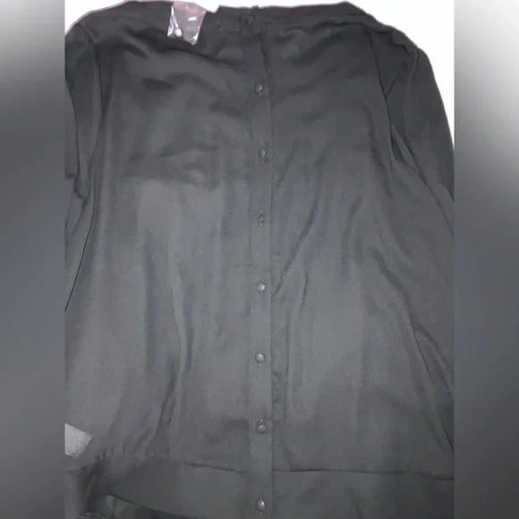 Forever 21 Plus Sizes - Forever 21+ Black long sleeve blouse - Picture 13 of 14